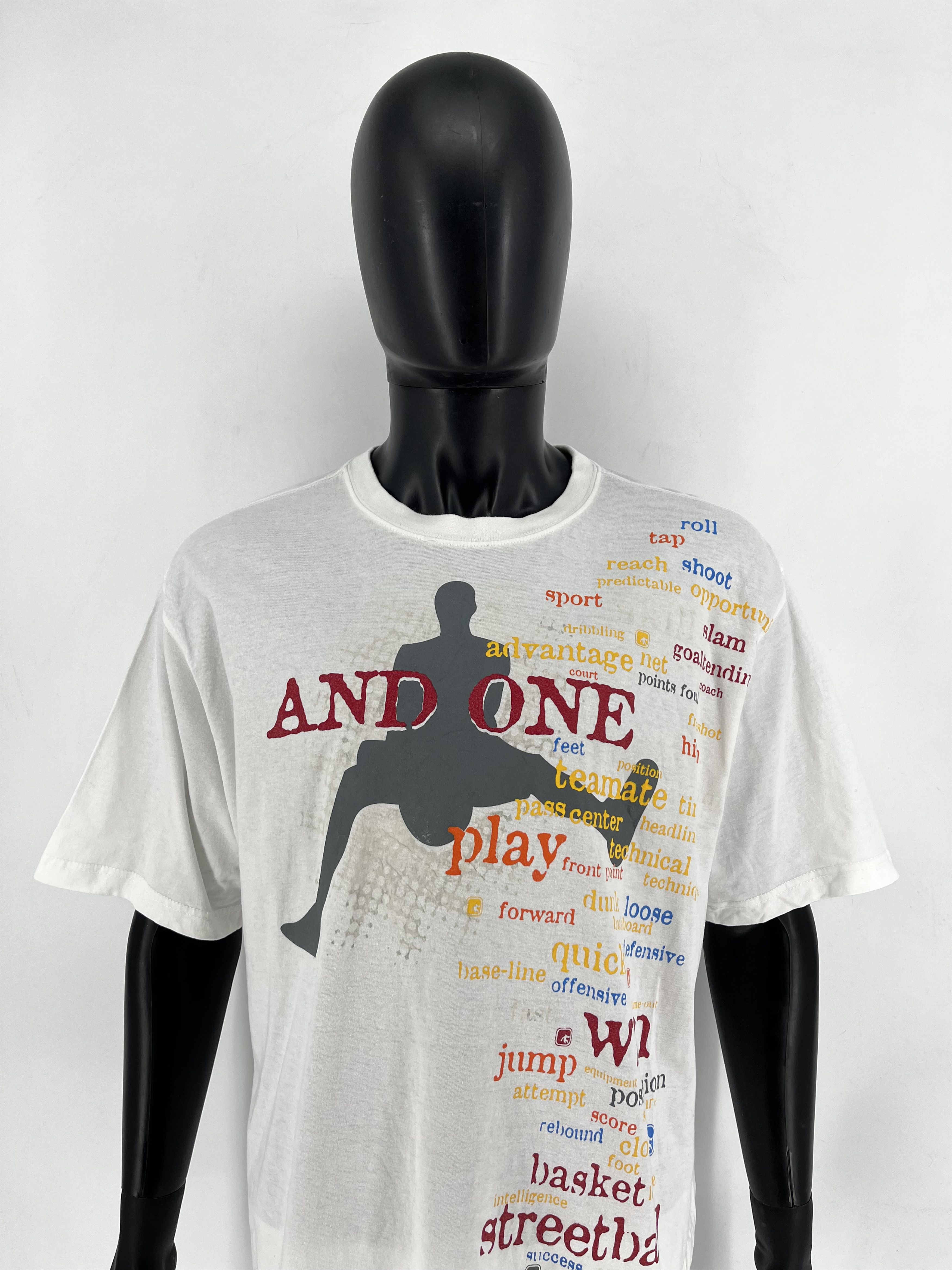 Nba And 1 One Basketball Graphic Tshirt Men S White Y2k 2000s Hoodie, Sweatshirt | FlexRushtees.com