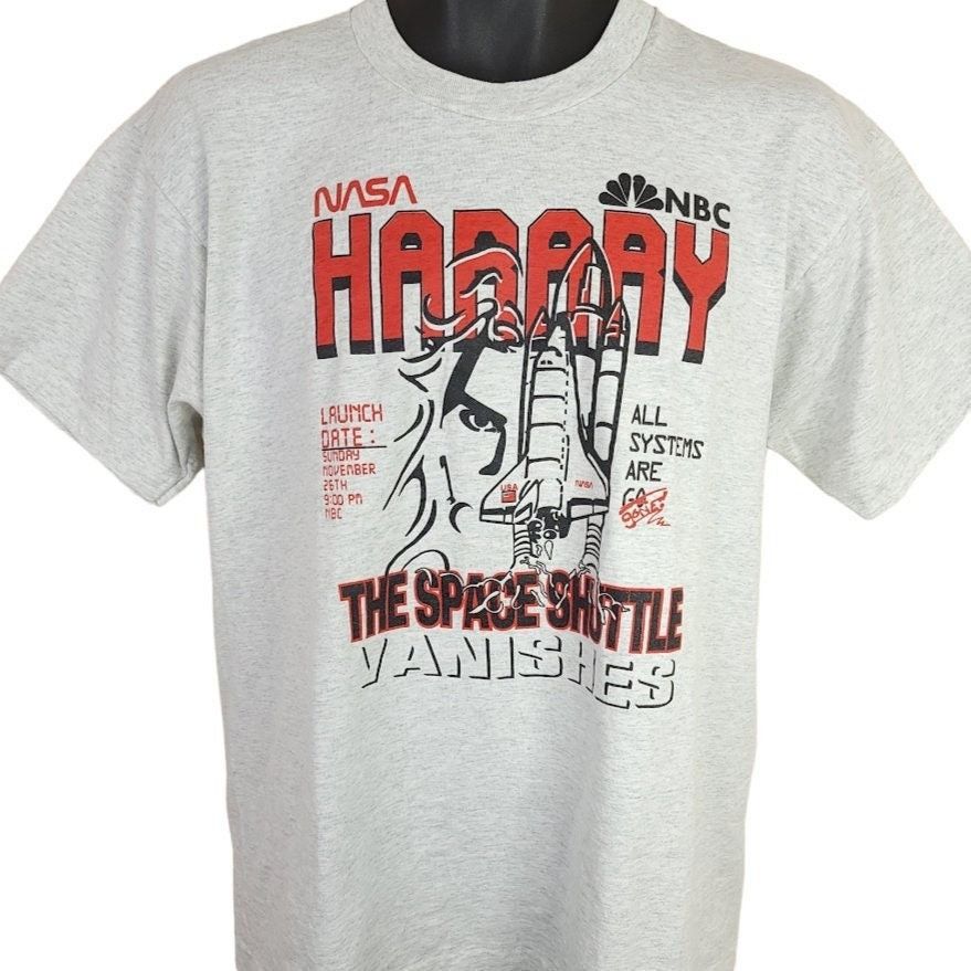 Vintage Nasa Space Shuttle Vanishes T Shirt Vintage 90s 1994 Franz