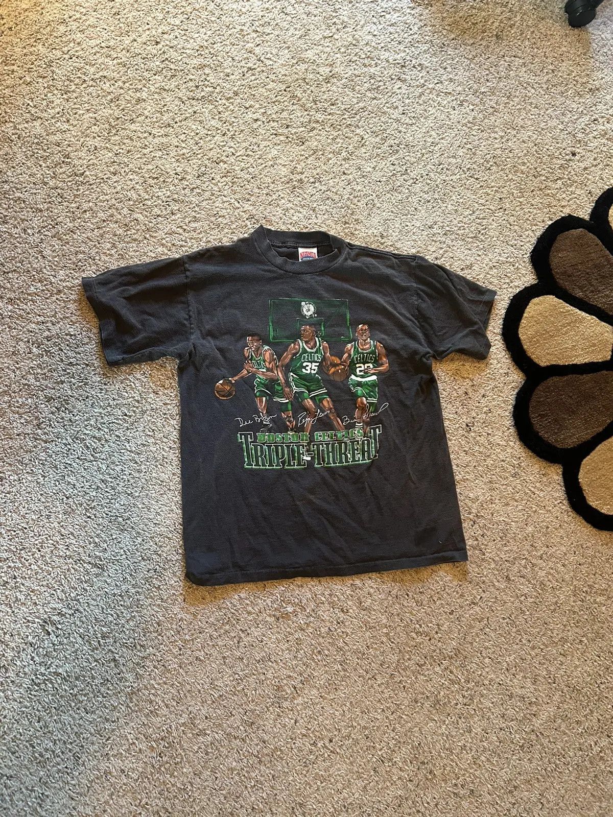 Nba Boston Celtics Triple Threat Tee Hoodie, Sweatshirt | FlexRushtees.com