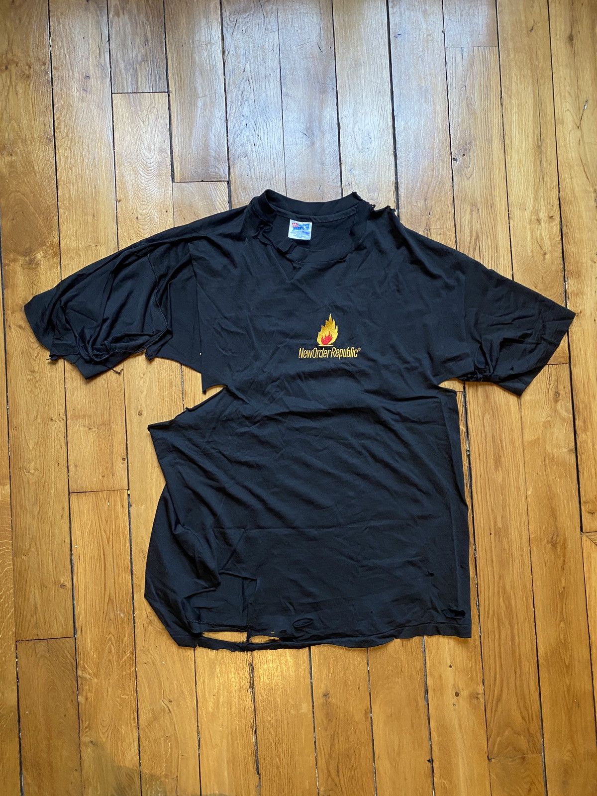 Rare Vintage New Order Distressed Embro T Shirt Hoodie, Sweatshirt | FlexRushtees.com
