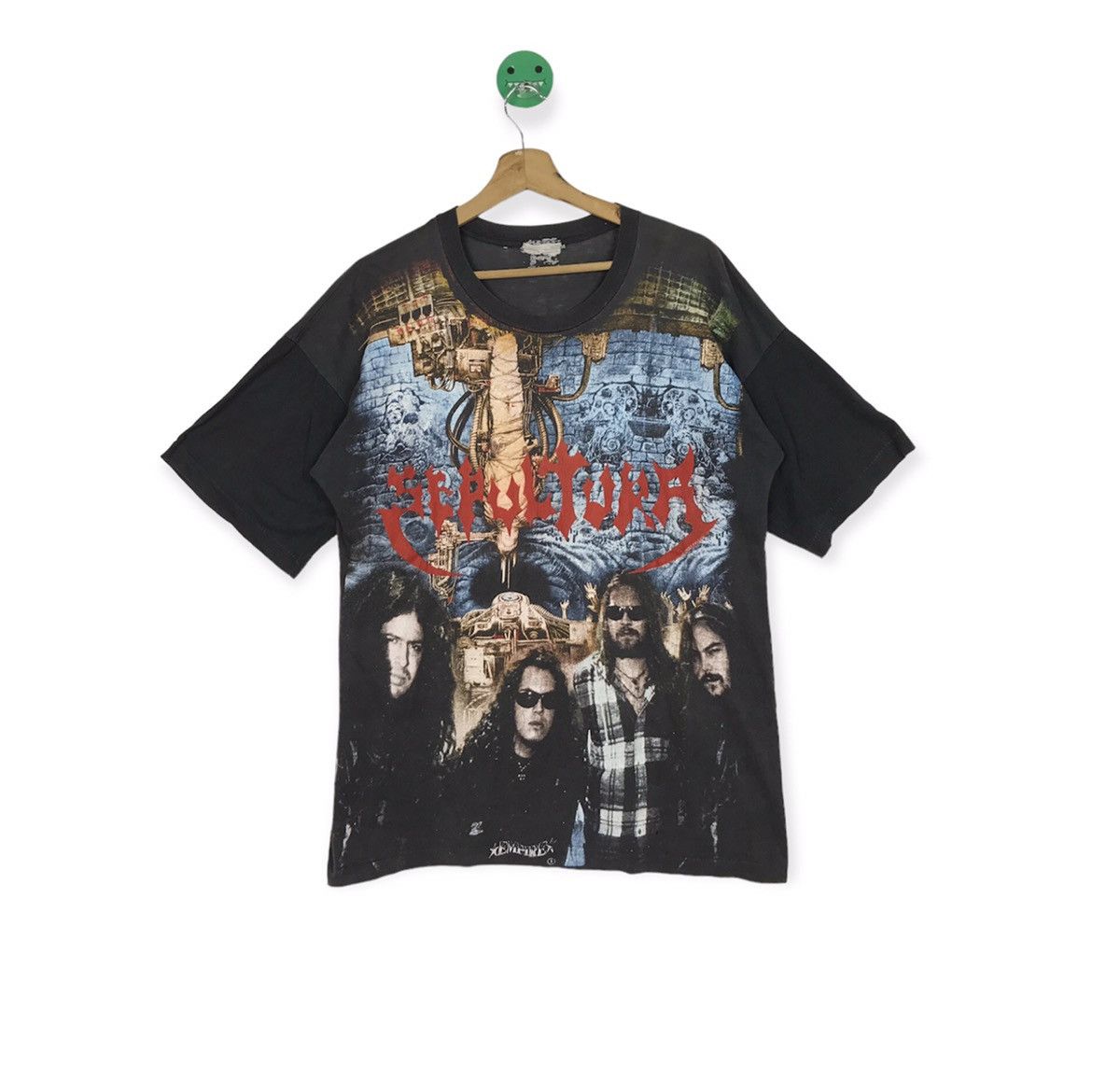 Band Tees Vintage Sepultura Empire Made Tshirt Over Print Design Hoodie, Sweatshirt | FlexRushtees.com