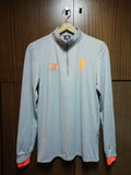 Warrior Liverpool Drill Top 1 4 Zip Warrior Top Gray