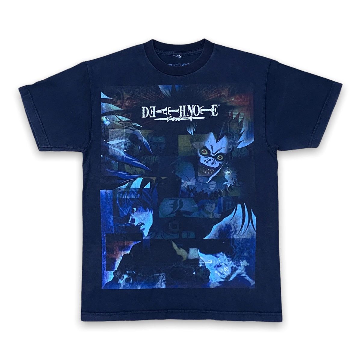 Japanese Brand X Vintage Vintage Death Note Anime Manga Panel T Shirt Ryuk Light K