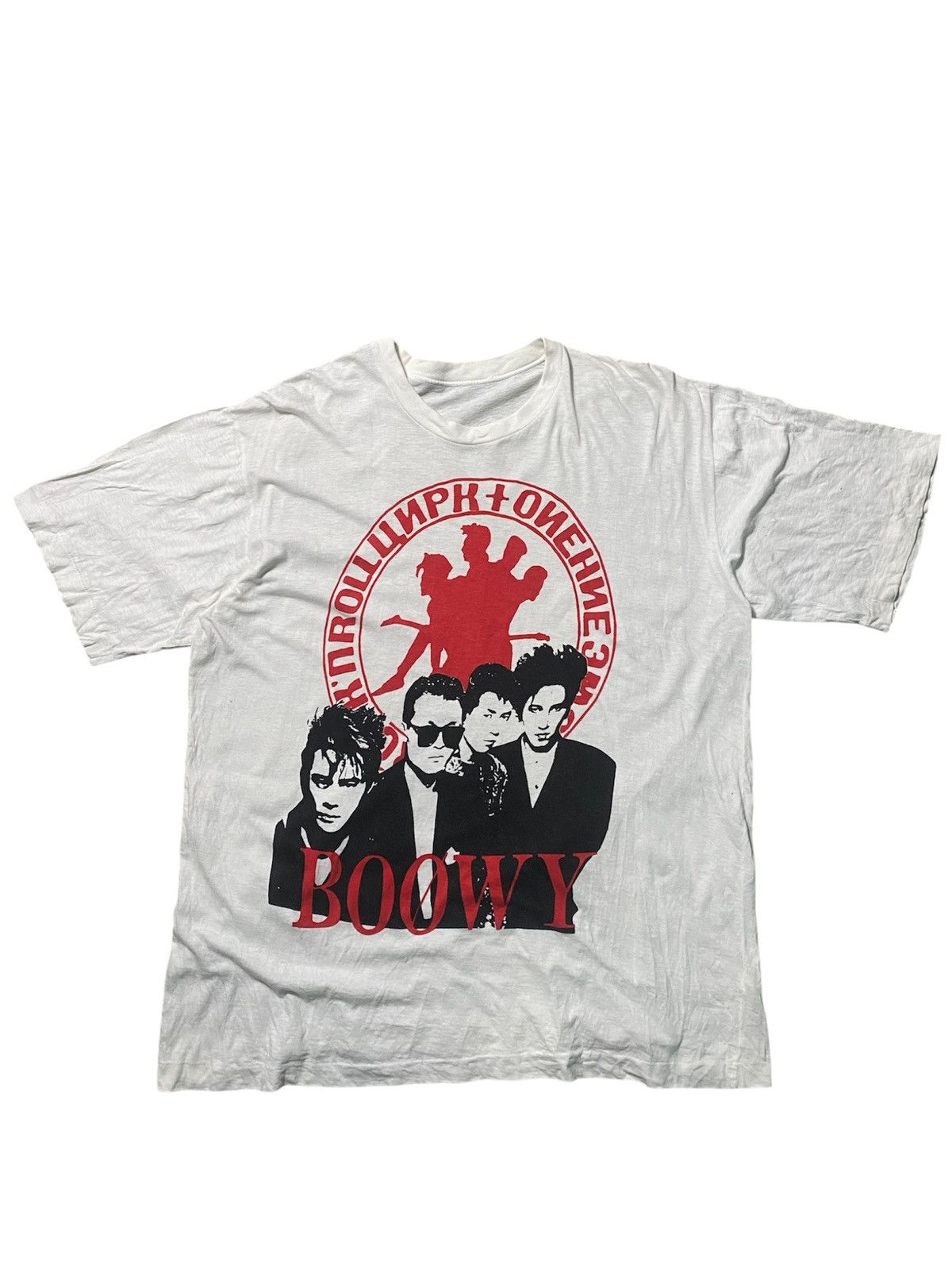 Band Tees Rare Vintage Boowy Japan Rock Band Post Punk The Cure Tshirt Hoodie, Sweatshirt | FlexRushtees.com
