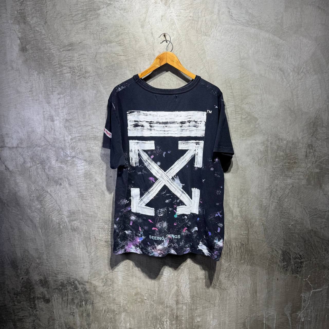 White Off White Galaxy Arrows Tee Hoodie, Sweatshirt | FlexRushtees.com