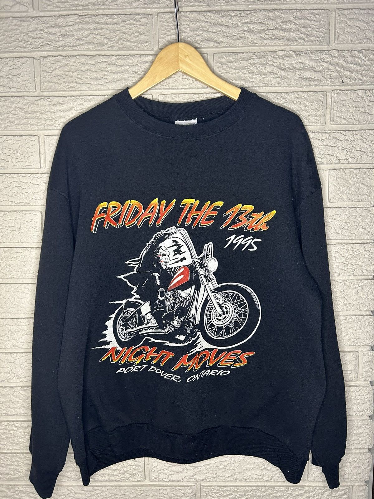 Vintage Friday The 13th Jason Crewneck Rare 90s
