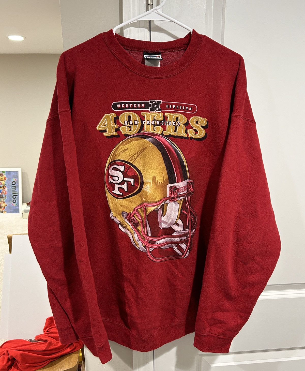 Player Vintage Pro Player San Franciso 49ers Pullover Sweatshirt Xl