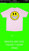 Pizza Slime Brace Face Smile Pocket Tee Hoodie, Sweatshirt | FlexRushtees.com