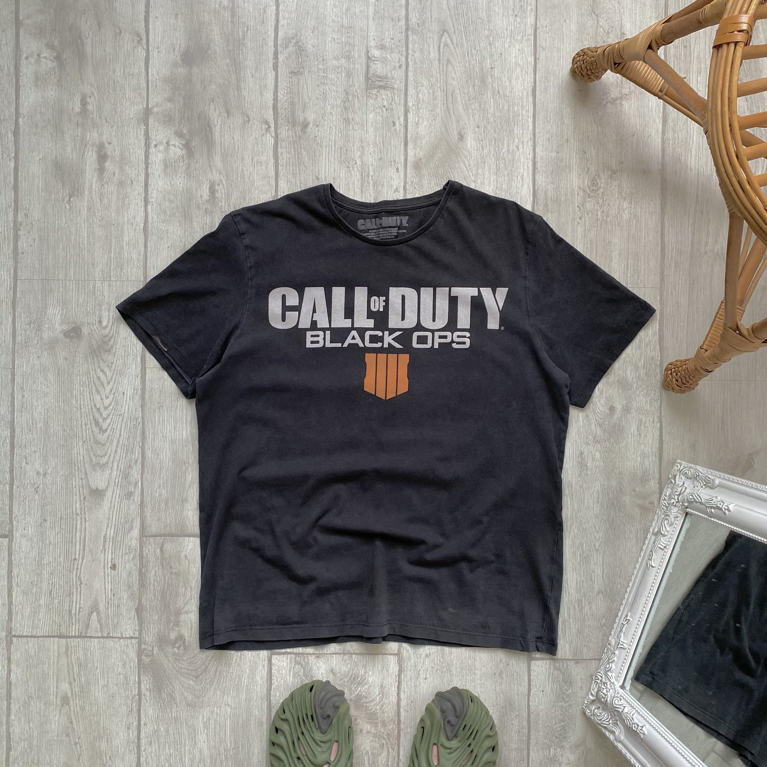 Playstation Vintage 00s Faded Call Of Duty Black Ops Tee
