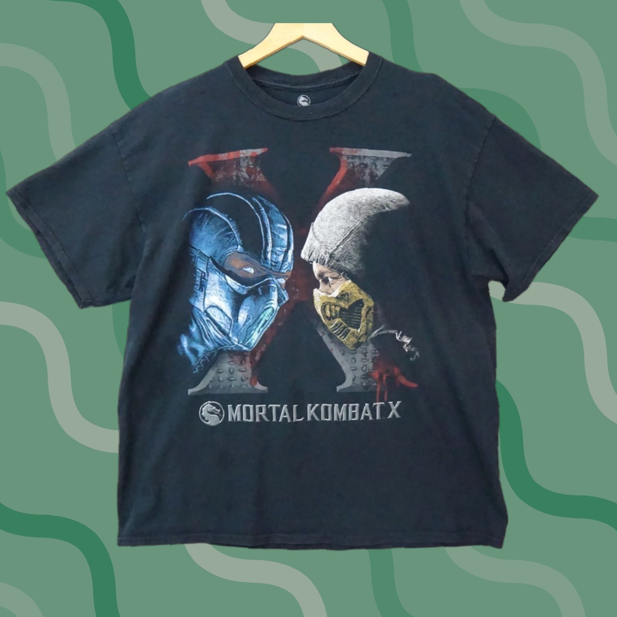 Scorpion Subzero Black Xl Short Sleeve Cotton Graphic Print Shi