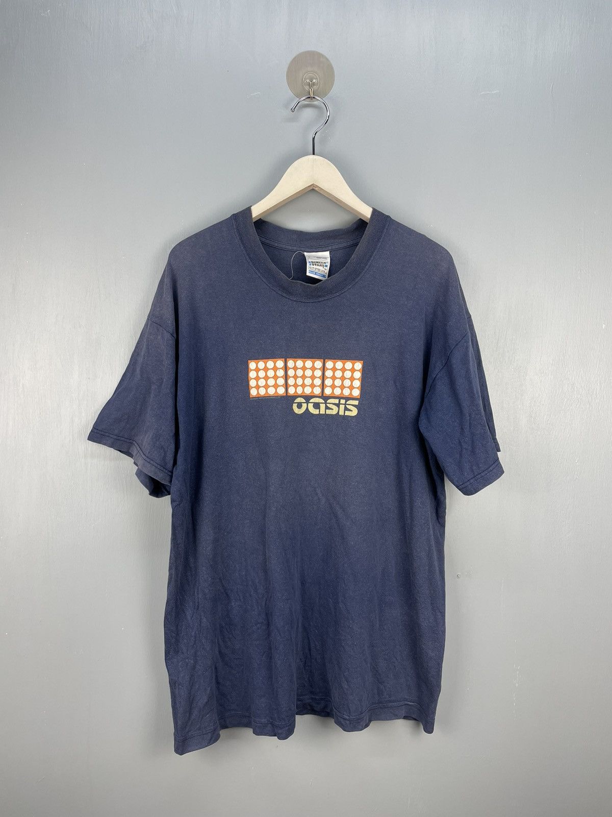 Band Tees Vintage 90s Oasis Band Brit Pop Faded T Shirt Hoodie, Sweatshirt | FlexRushtees.com