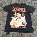 Palace Vintage Scarface Shirt Mens Large Black Shoe Palace The World Is Yours Tony Montana Graphic T Hoodie, Sweatshirt
