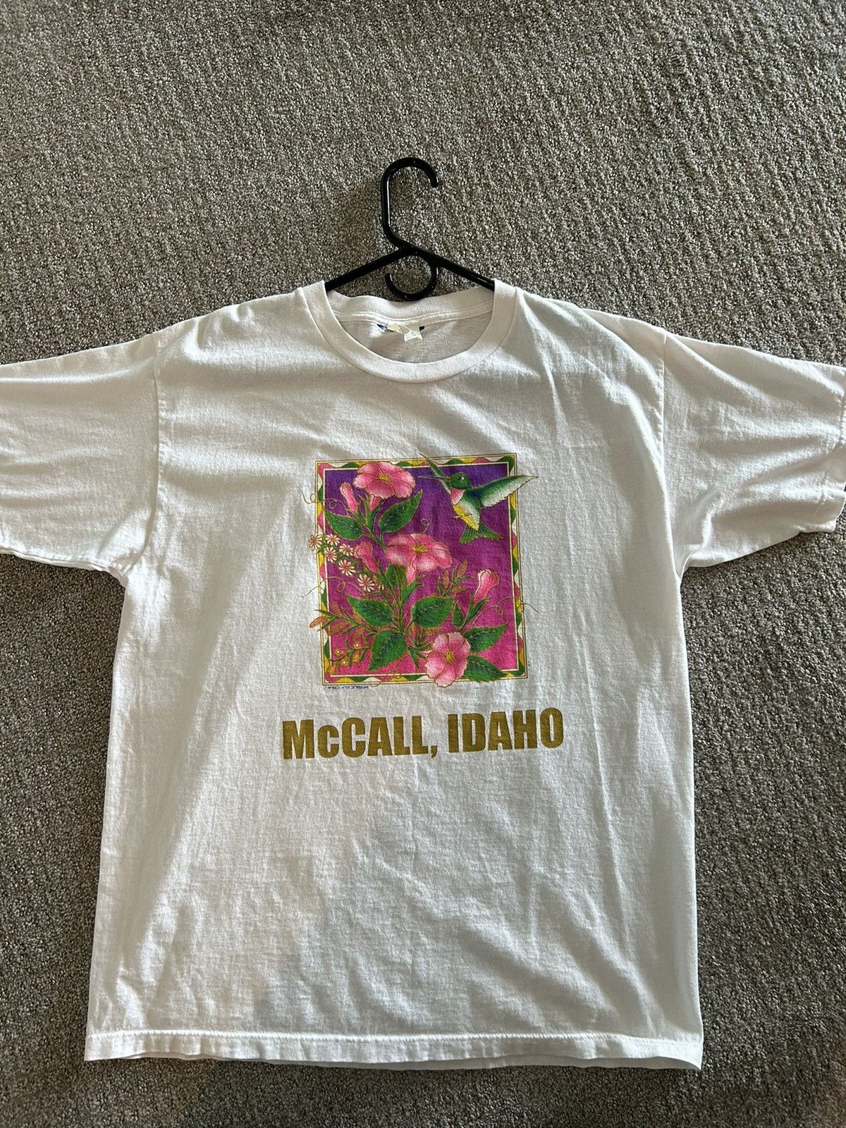 Vintage 90 S Mccall Idaho Nature Tee Hoodie, Sweatshirt | FlexRushtees.com