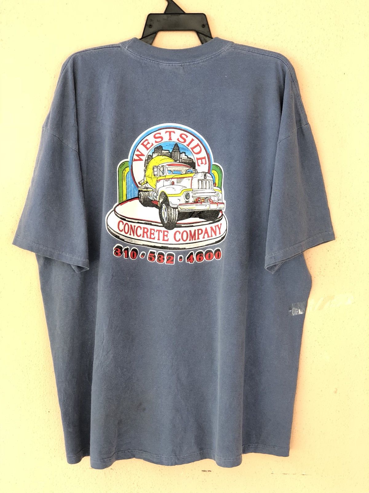 Vintage 90s West Side Concrete Company Tee Hoodie, Sweatshirt | FlexRushtees.com
