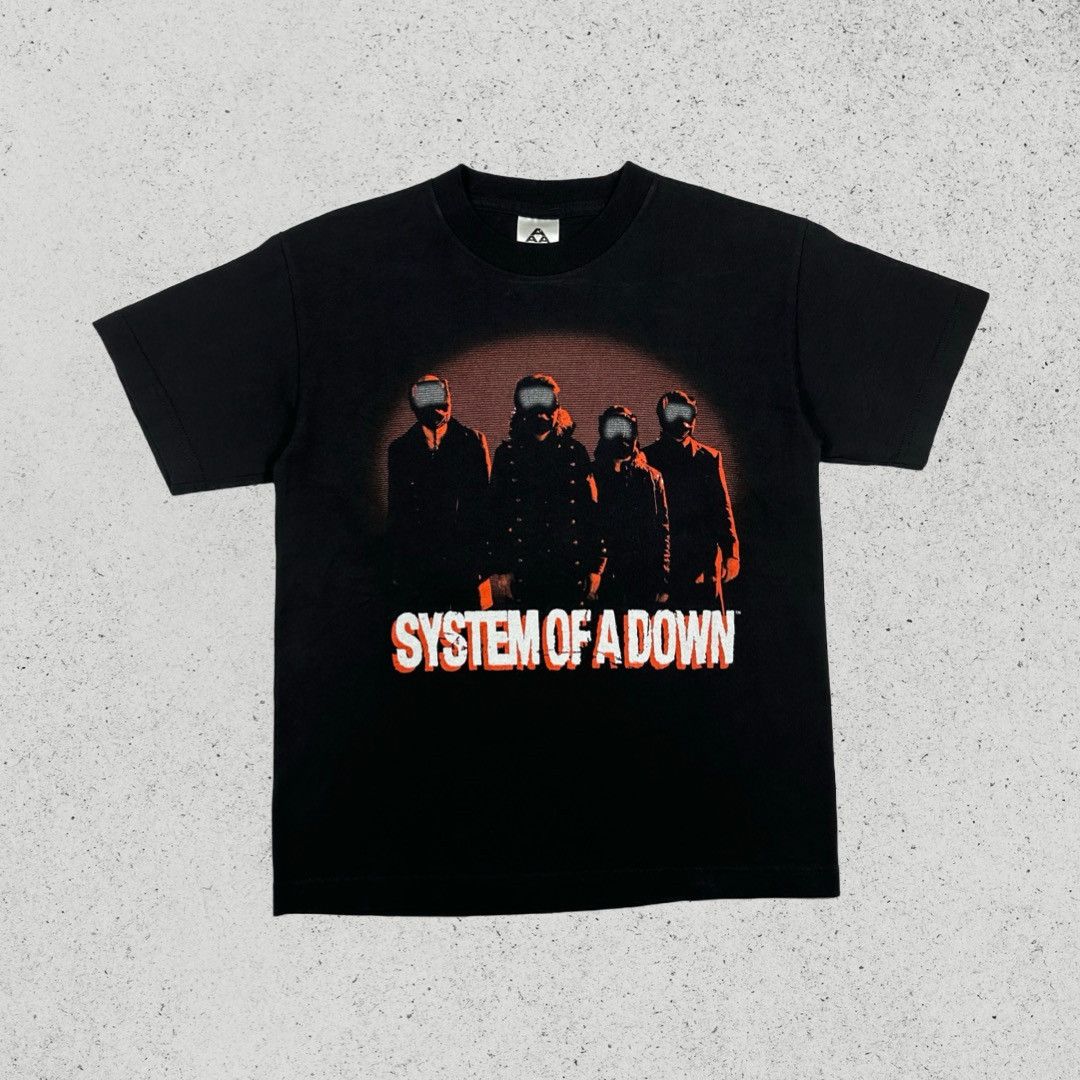 Vintage Y2k System Of A Down 2000s Vintage Band T Shirt Hoodie, Sweatshirt | FlexRushtees.com