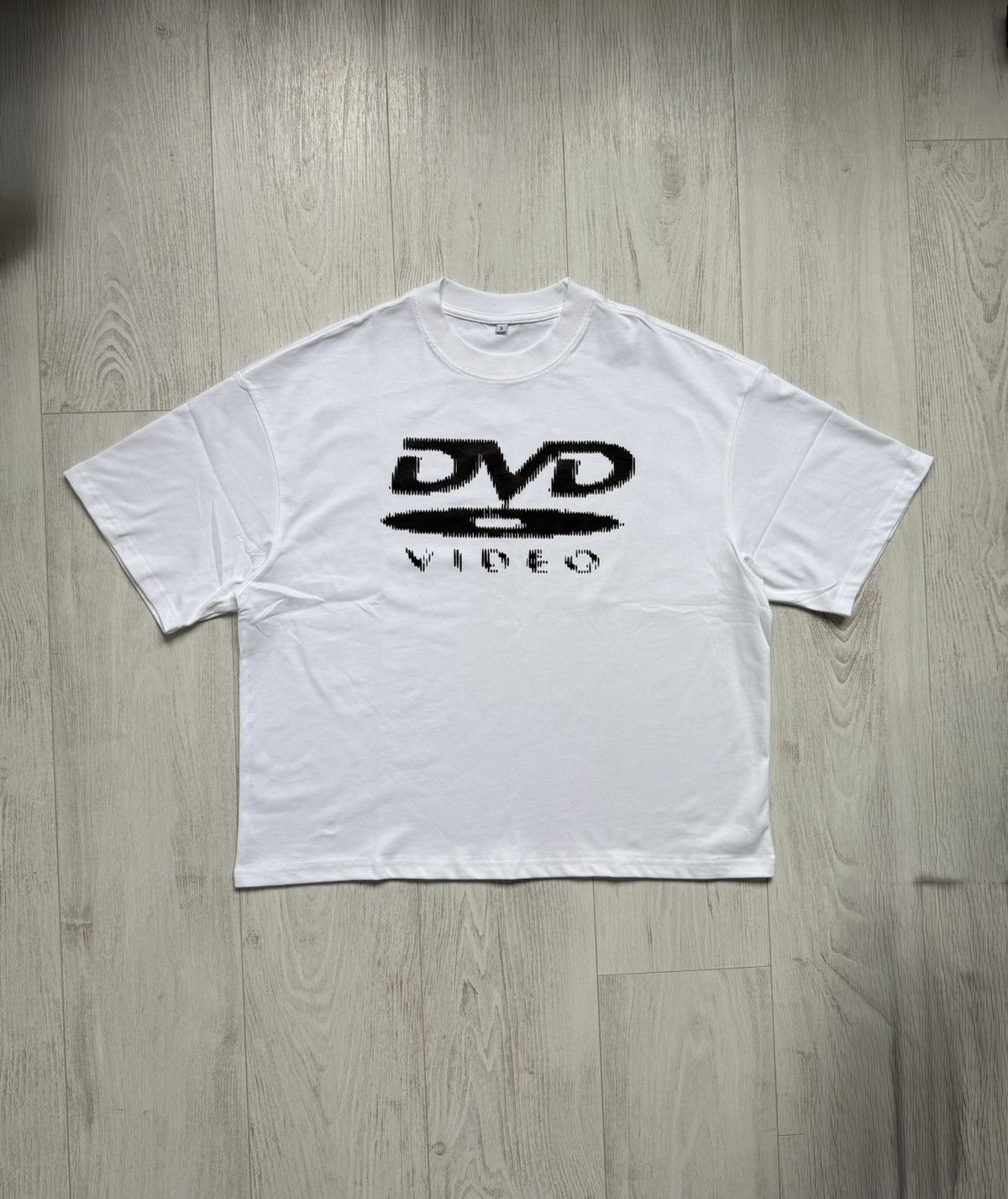 Other Dvd Video Logo Boxy Vintage Custom White T Shirt S Hoodie, Sweatshirt | FlexRushtees.com