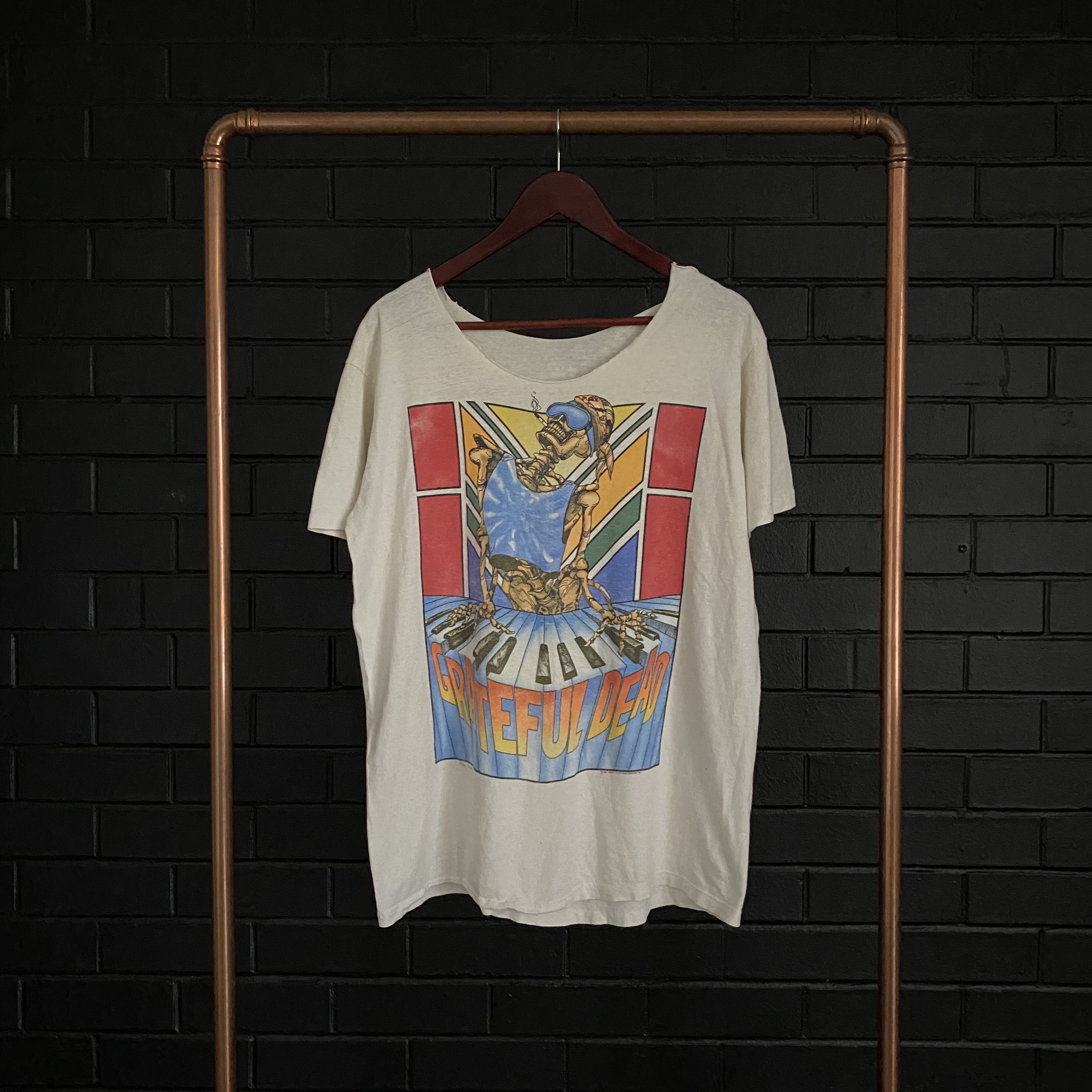 Vintage 80s Grateful Dead 1989 Summer Tour Tee Hoodie, Sweatshirt | FlexRushtees.com
