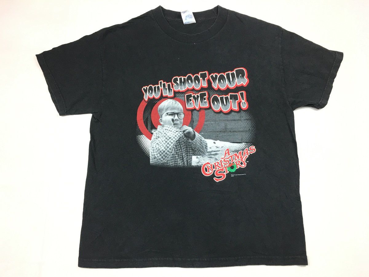 Vintage 2004 A Christmas Story Quotes Humor Big Logo Printed Tee Hoodie, Sweatshirt | FlexRushtees.com