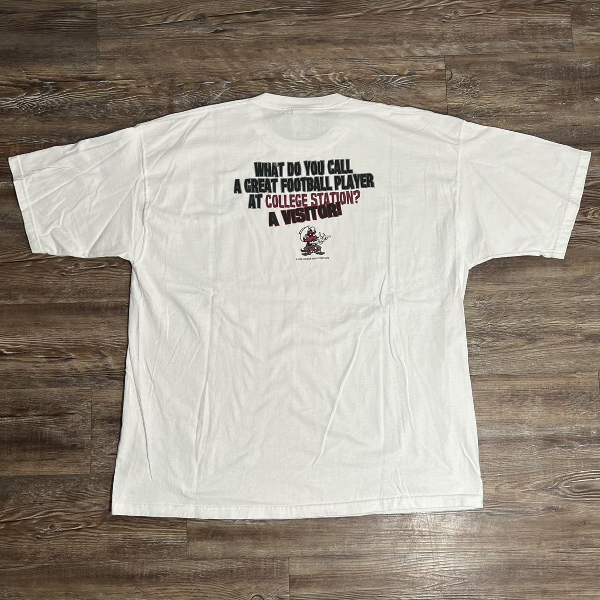 Vintage Red Raider Texas Tech Football Aggies Comedy Tee Hoodie, Sweatshirt | FlexRushtees.com