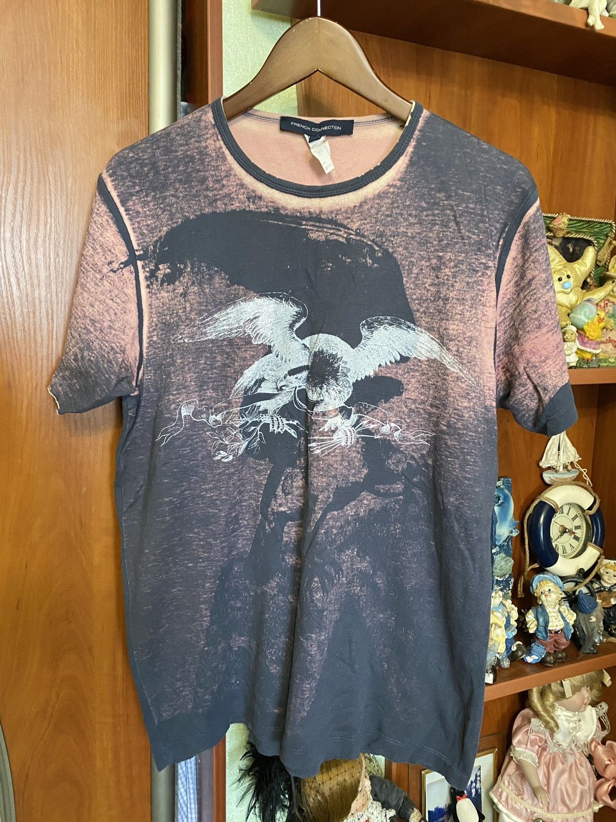 French Connection Vtg Reversible Fcuk French Connection Affliction Style Tee Hoodie, Sweatshirt | FlexRushtees.com