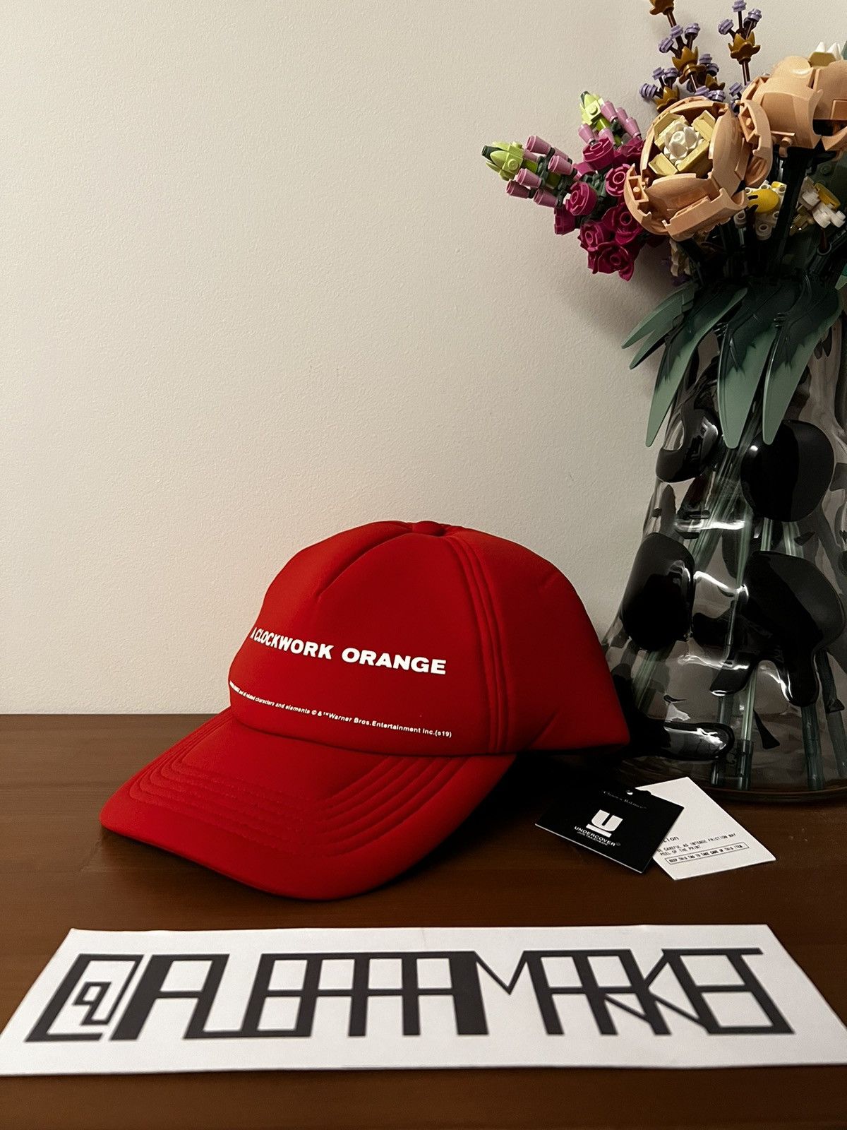 Undercover Aw19 A Clock Work Orange Puffer Cap