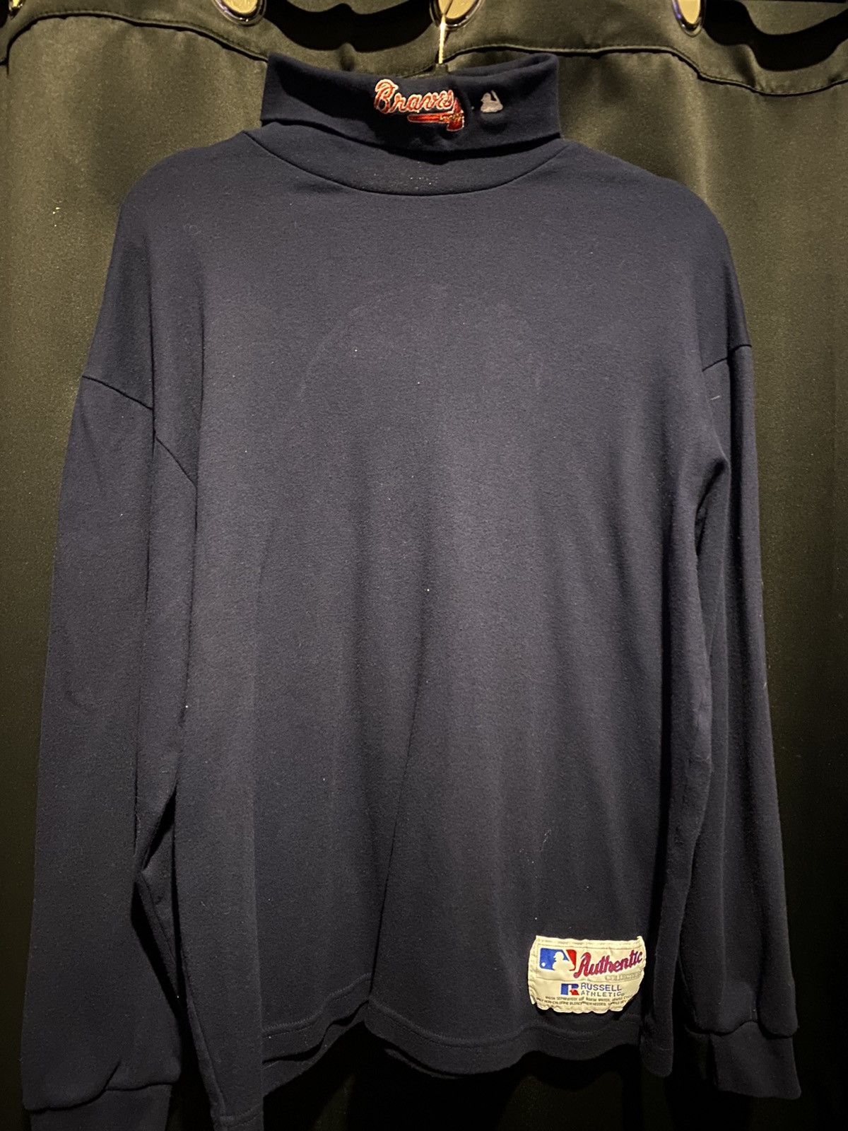Russell Athletic X Vintage Vintage Russell Athletic Atlanta Braves Mlb Turtle Neck