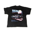 Gildan Japanese Back To The Future Pop Art Black Tee