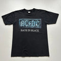 Ac Dc Vintage 1996 Ac Dc Back In Black Tour Graphic T Shirt Large Hoodie, Sweatshirt | FlexRushtees.com