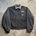 Crazy Vintage Carhartt Detroit J128 Charcoal Super Faded