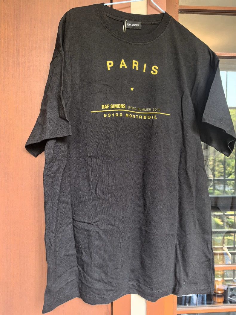 Simons Raf Simons Paris Tour Tee Spring Summer 2019 Dmc