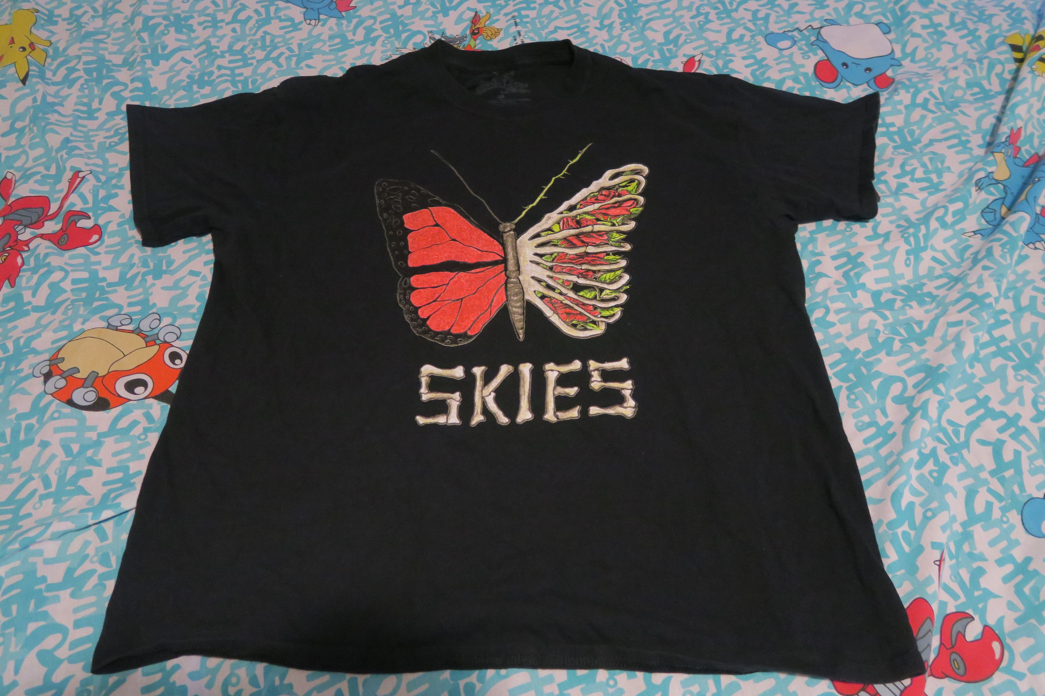 Rap Tees Lil Skies Butterfly Ribs Skeleton T Shirt Shelby Spencer Hoodie, Sweatshirt | FlexRushtees.com