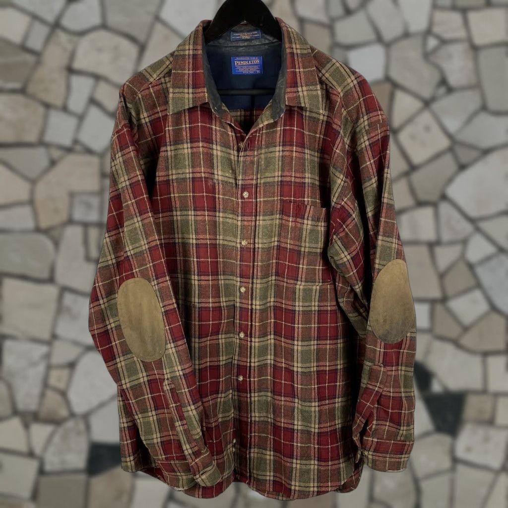 Vintage Pendleton Shirt Flannel Wool 70s Xl Mens If Applicable
