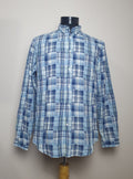 Acne Studios Blue Tartan Shirt Hoodie, Sweatshirt | FlexRushtees.com