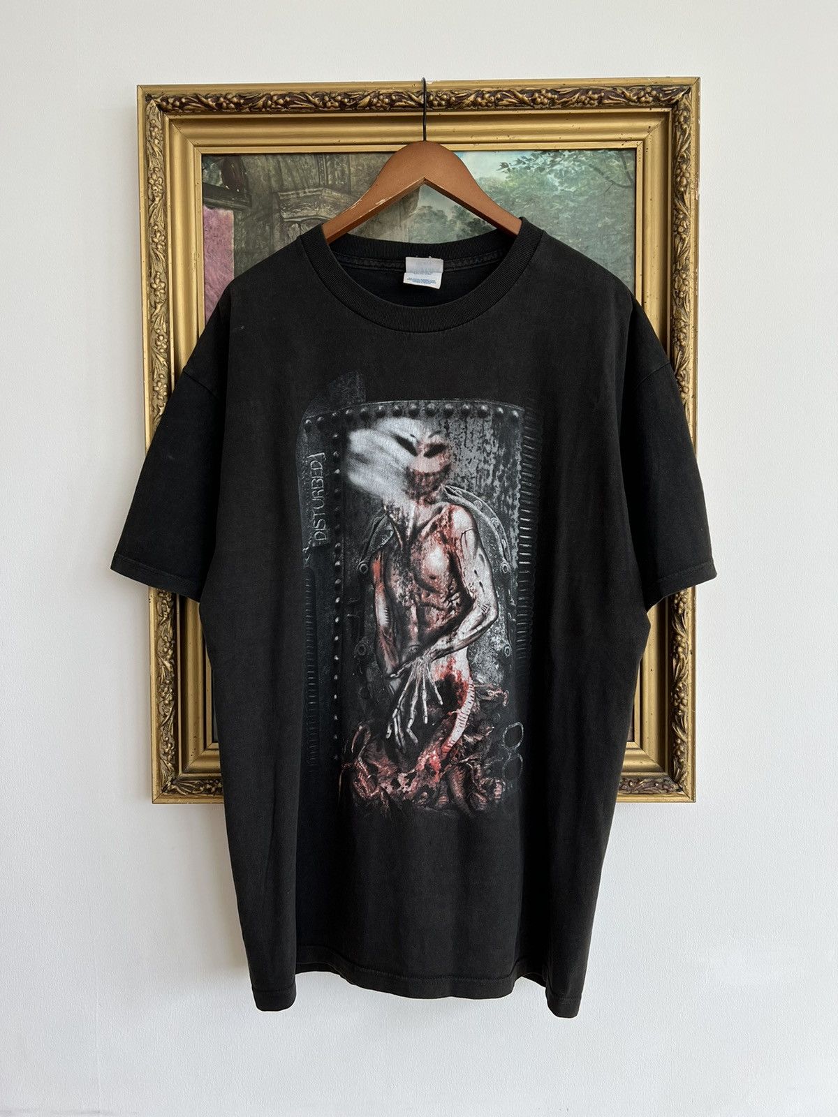 Vintage 2000s Disturbed Band Black Tee System Of A Down Hoodie, Sweatshirt | FlexRushtees.com