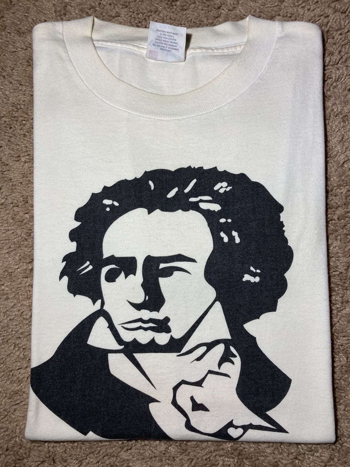1995 Bape Beethoven Vintage Tee 90s Ape Logo Og Nigo Classic Hoodie, Sweatshirt | FlexRushtees.com