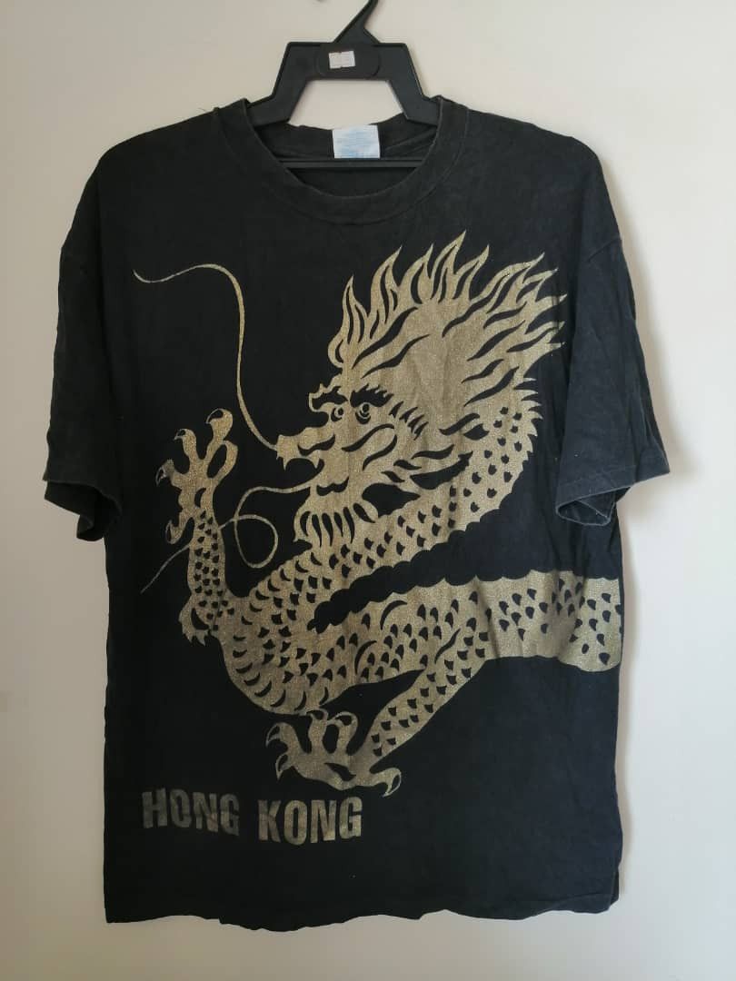 Vintage Hanes Hong Kong Dragon Tshirt
