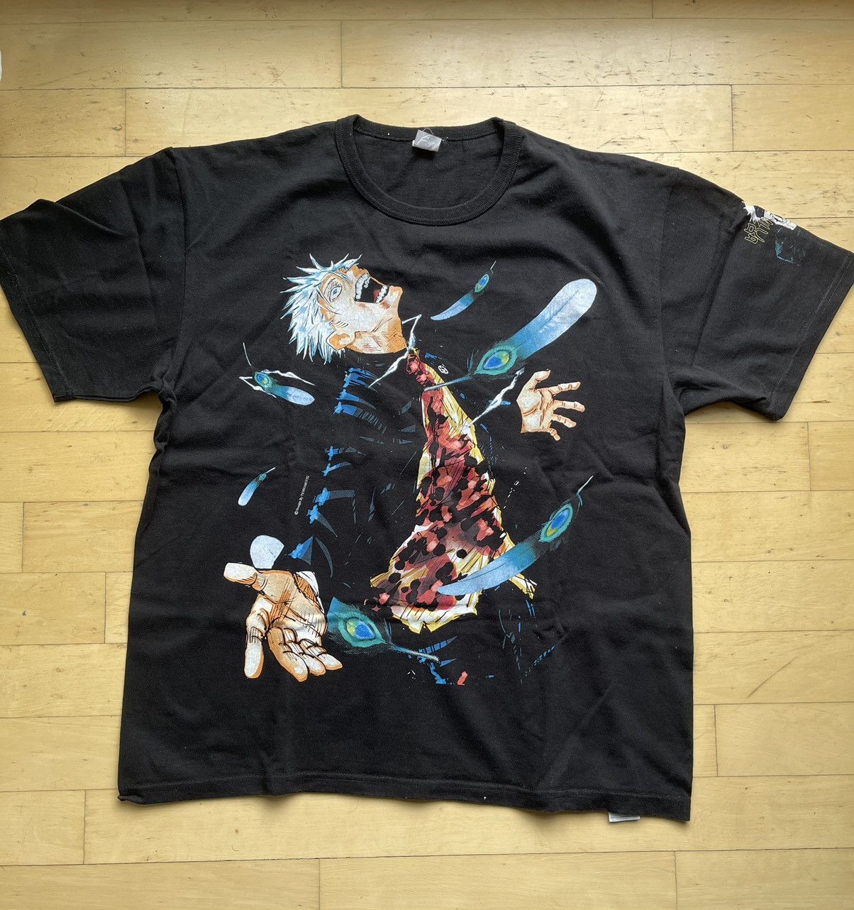 Vintage Anime Jujutsu Kaisen Gojo Satoru Bootleg Tee Hoodie, Sweatshirt | FlexRushtees.com