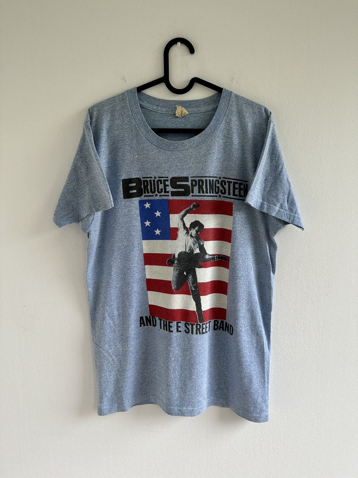 Vintage 1985 Bruce Springsteen European Tour Rare T-Shirts, Hoodie, Sweatshirt | FlexRushtees.com