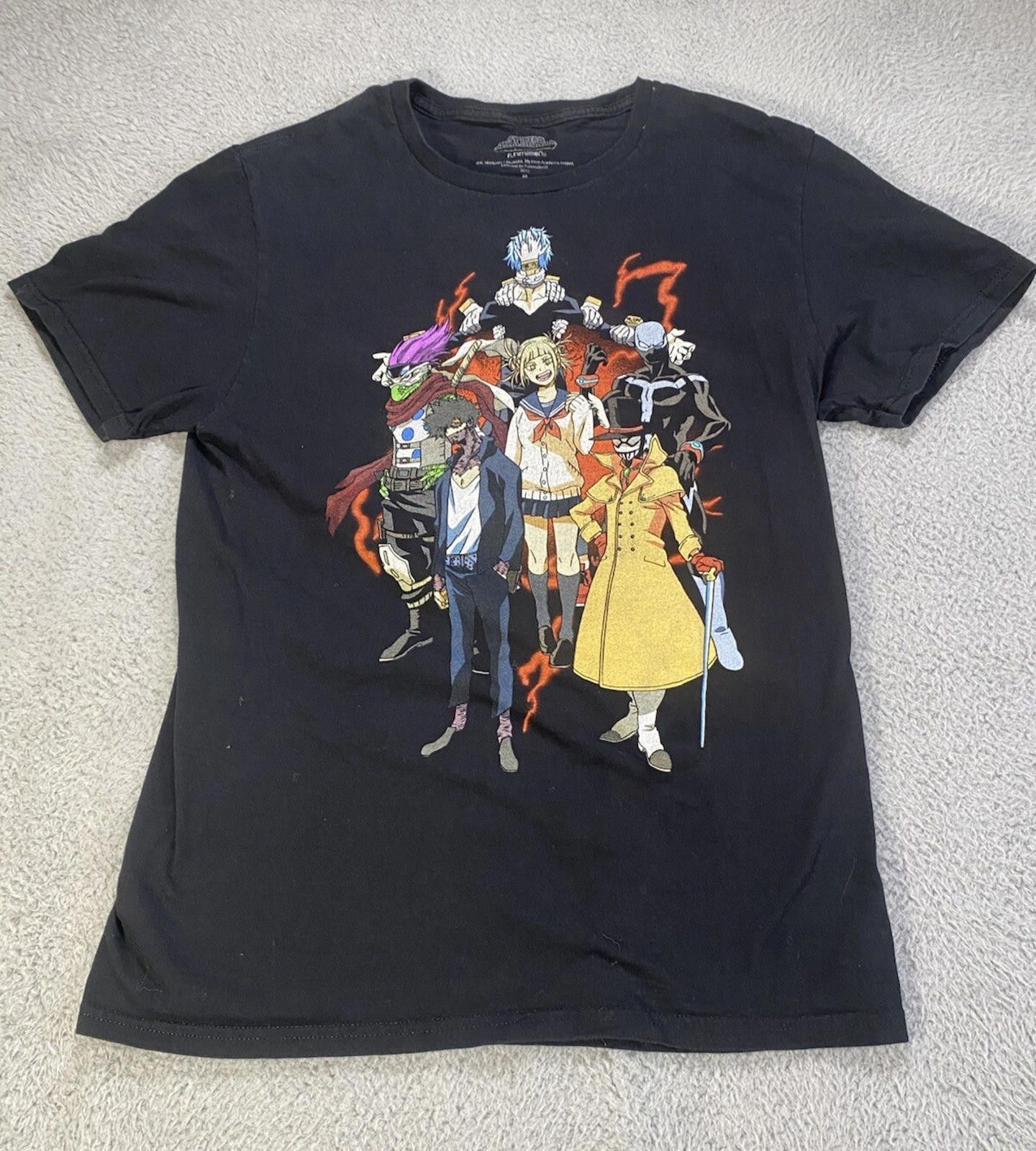 Other My Hero Academia Men Shirt Smedium Black Graphic Anime