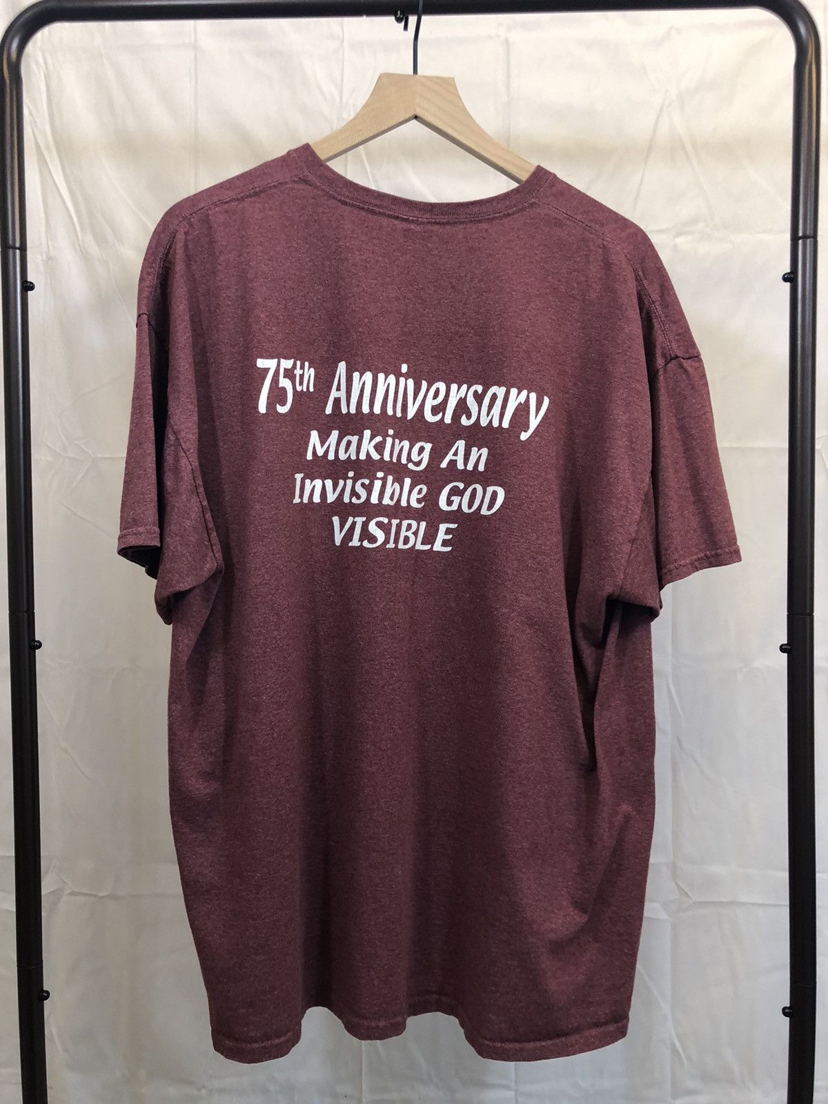 Vintage Y2k Church Religion Boxy 2000s Tee