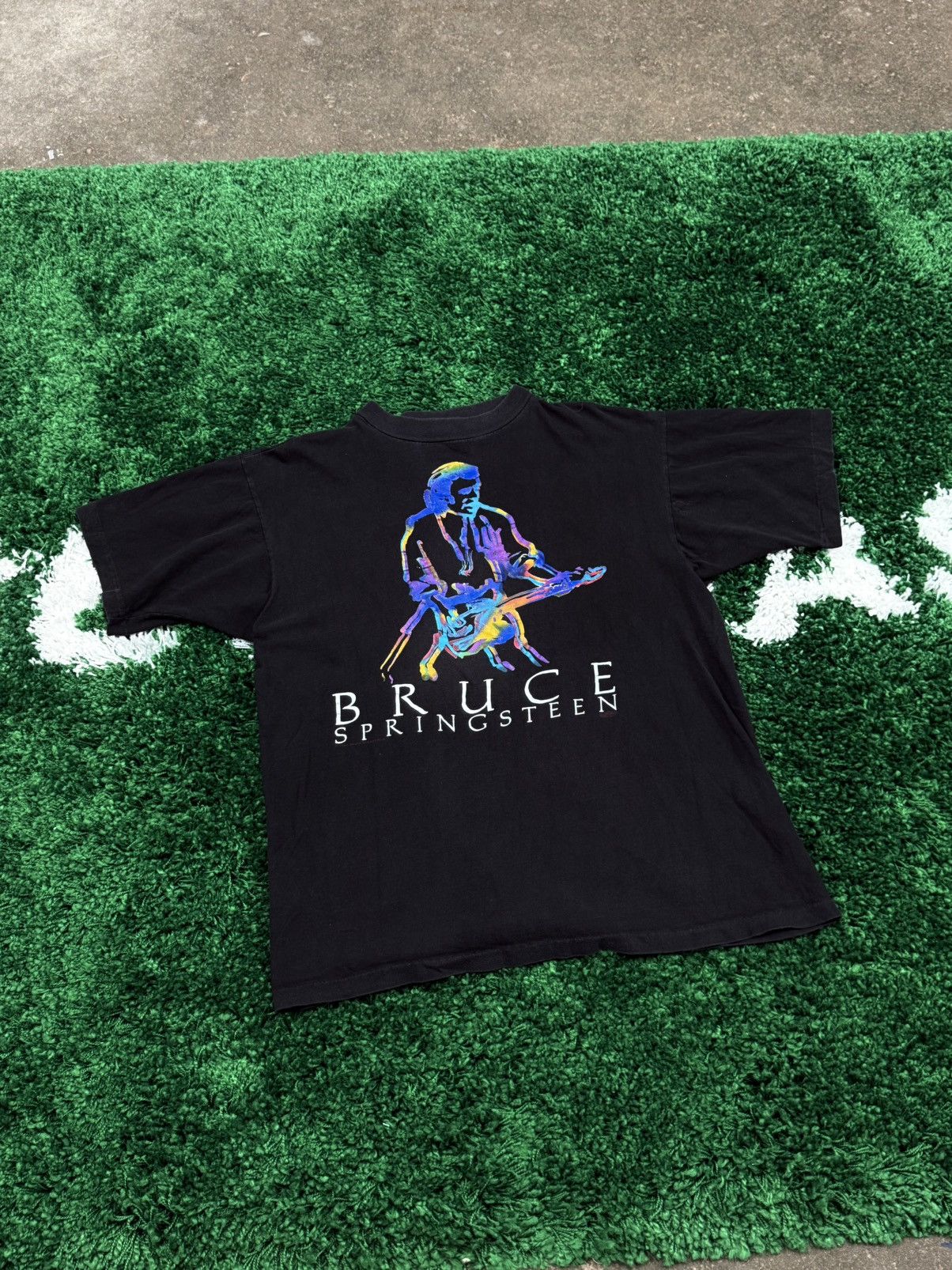 1993 Vintage Bruce Springsteen World Tour Psychedelic Xl