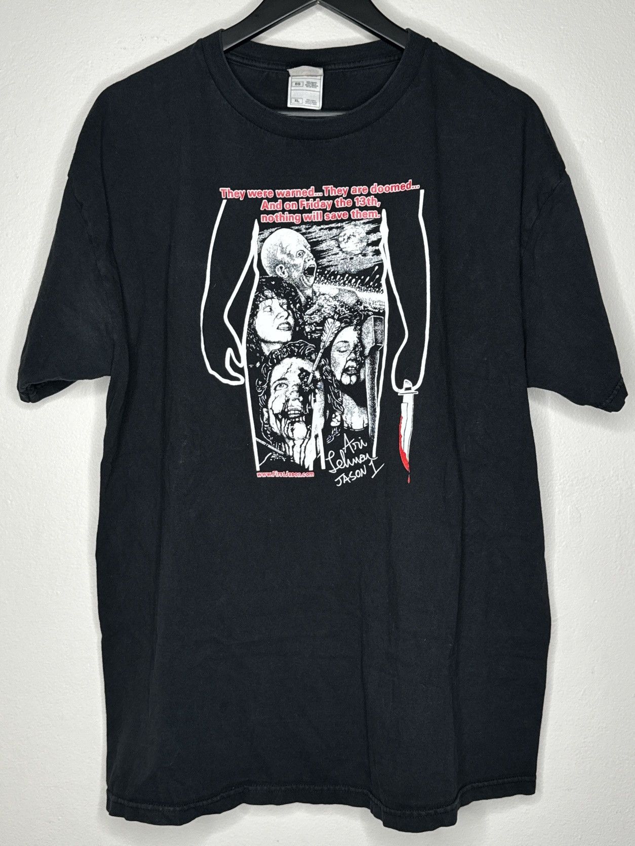 Vintage Y2k Friday The 13th They Were Warned T Shirt