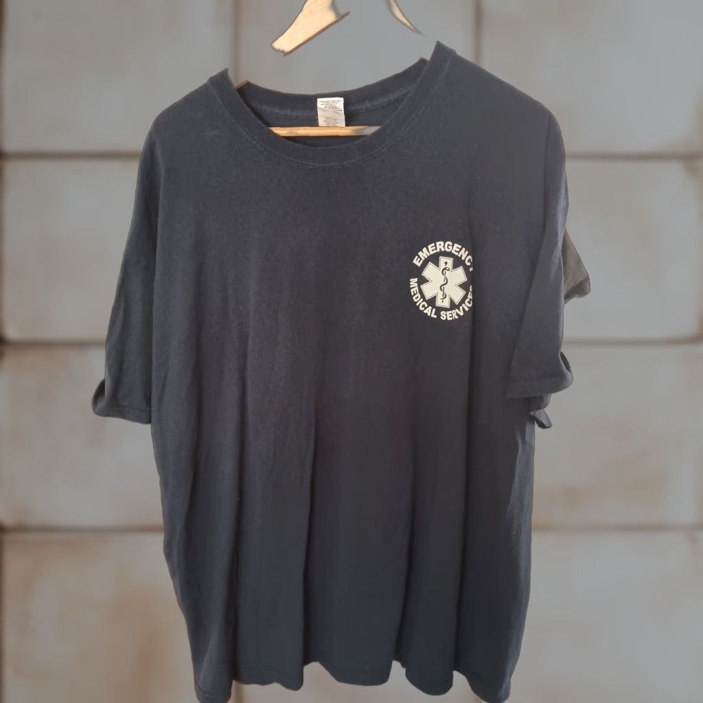 Gildan Vintage Emt Paramedic T Shirt Funny See You Naked Ems 2xl Mens Blue Gildan Stock 2xl Ems Funn Hoodie, Sweatshirt