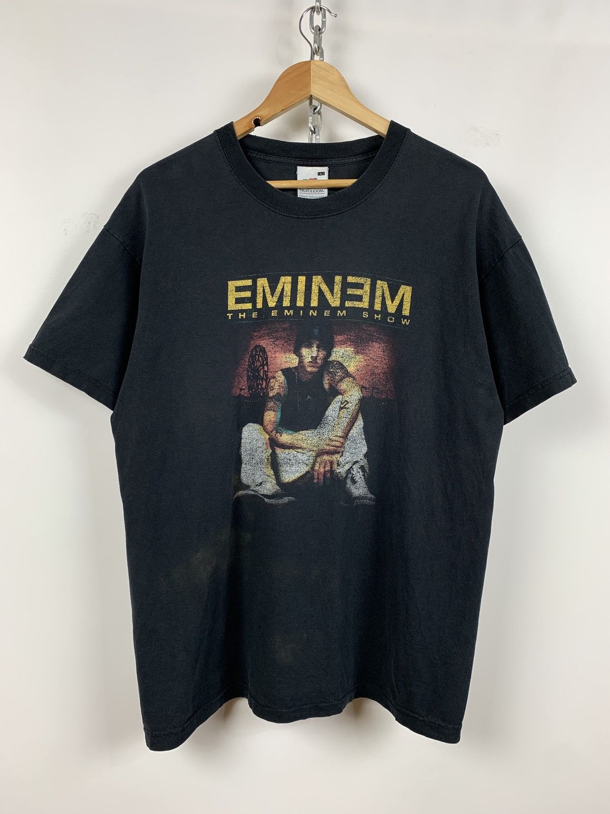 00s Vintage Eminem The Eminem Show Faded Black T Shirt Hoodie, Sweatshirt | FlexRushtees.com