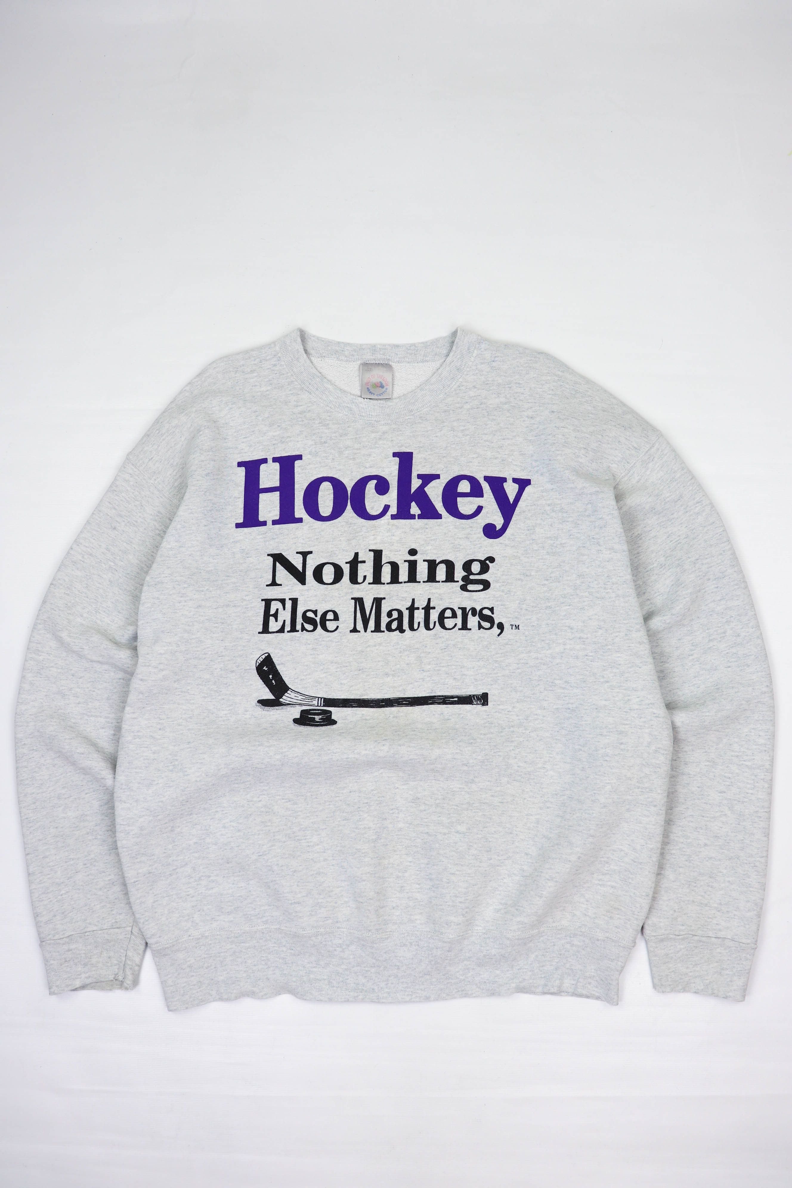 Nhl Hockey Nothing Else Matters Vintage 90s Graphic Sweatshirt T-Shirts, Hoodie | FlexRushtees.com