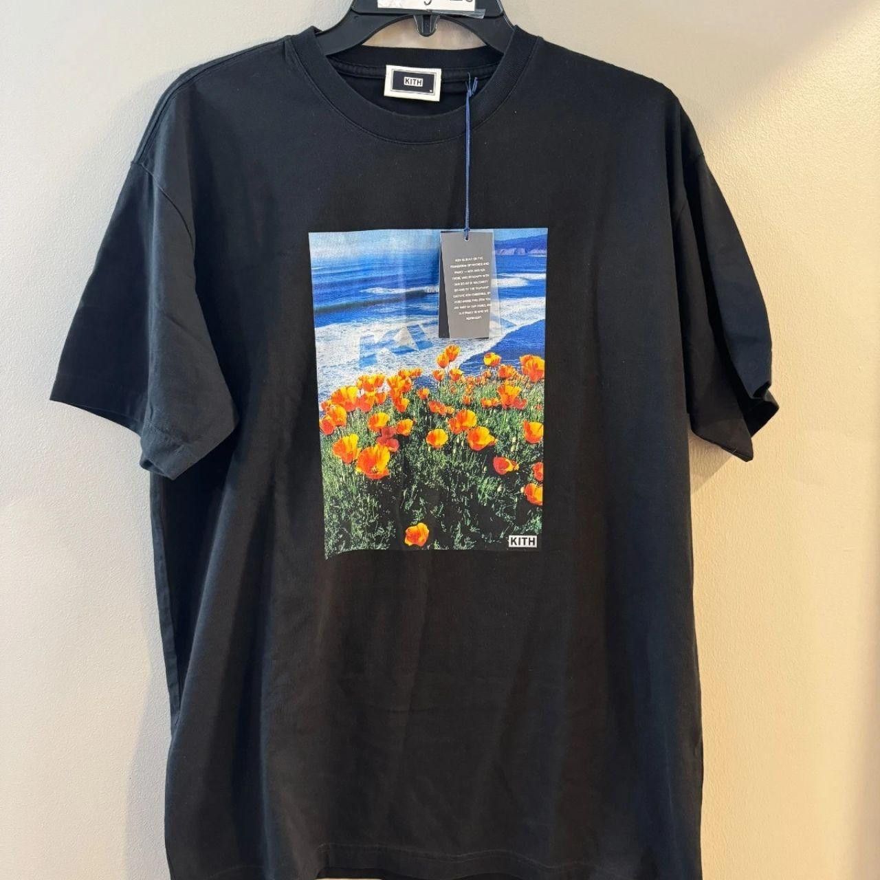 Kith Malibu Store Exclusive Malibu Ocean Drive Flowers T-Shirts, Hoodie, Sweatshirt | FlexRushtees.com
