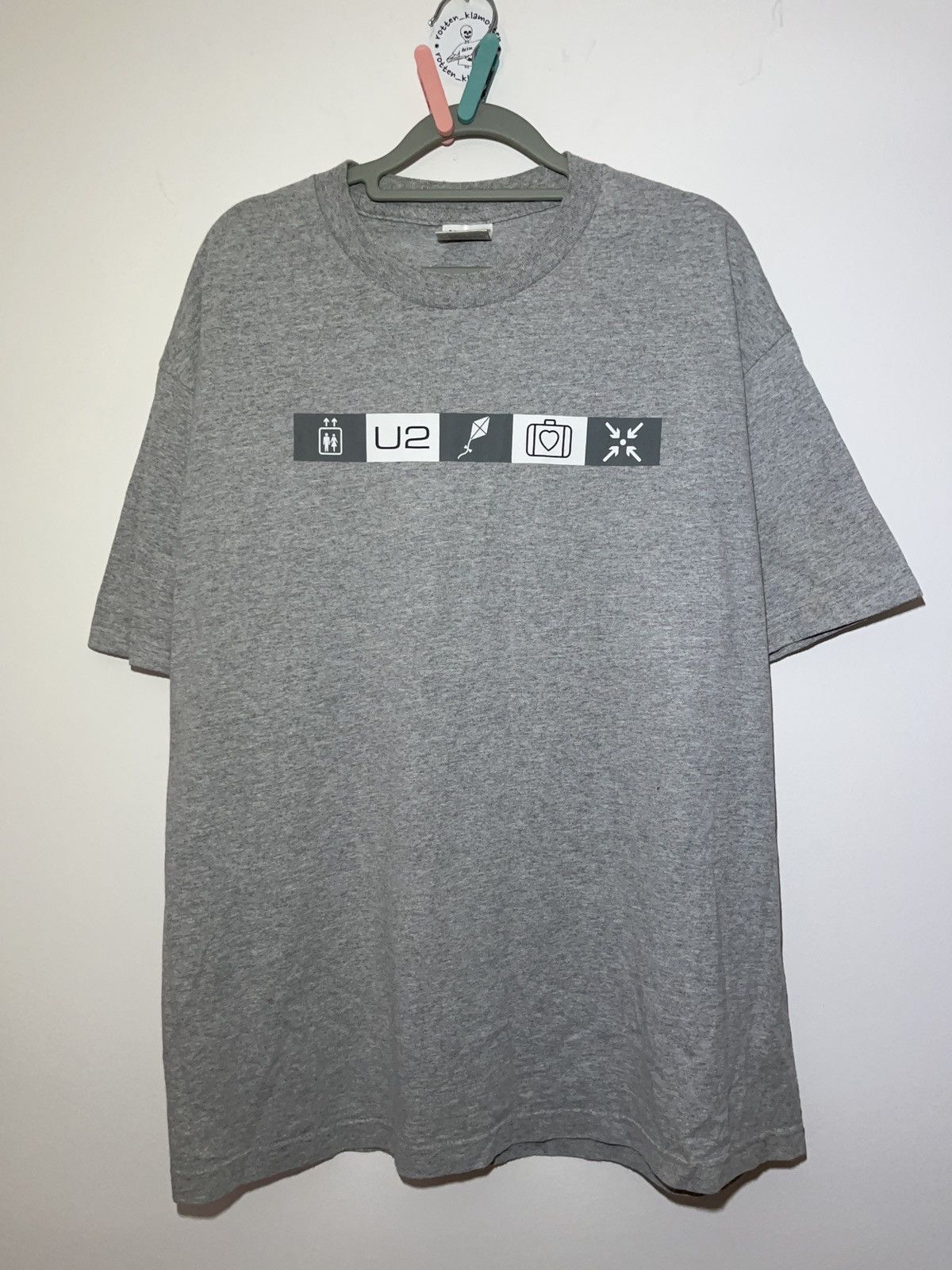 Vintage U2 Elevation Y2k 00s Band T Shirt Box Logo Rock Hype Grails Hoodie, Sweatshirt | FlexRushtees.com