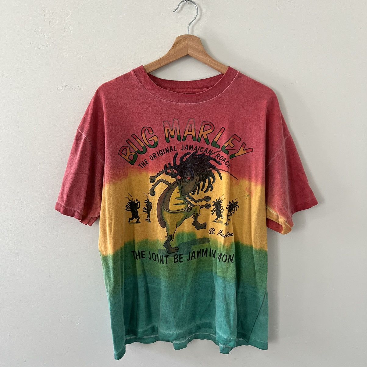Bob Marley Vintage 90s Rasta Bug Marley T Shirt Hoodie, Sweatshirt | FlexRushtees.com