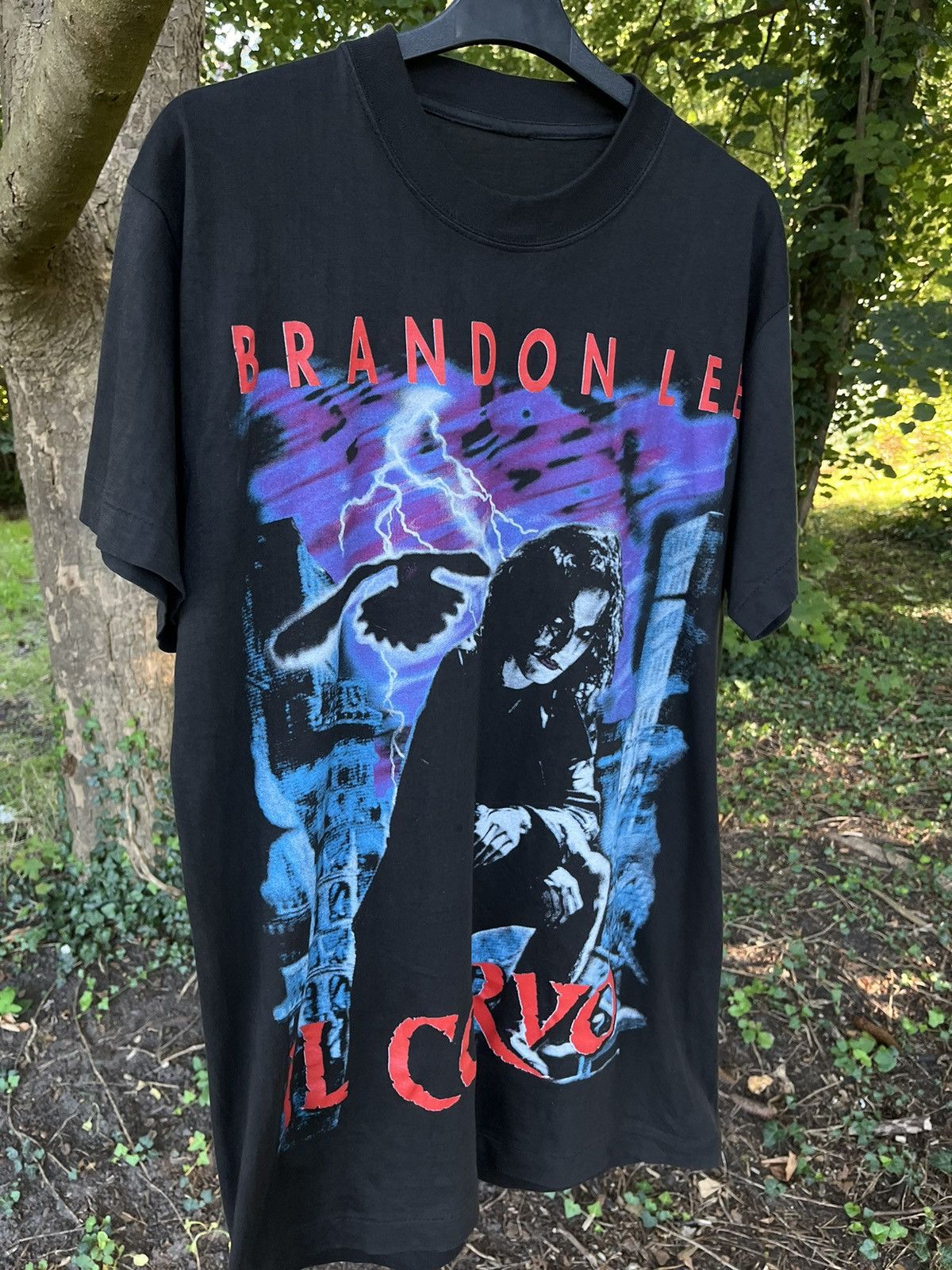Vintage The Crown Brandon Lee Bootleg T Shirt Hoodie, Sweatshirt | FlexRushtees.com