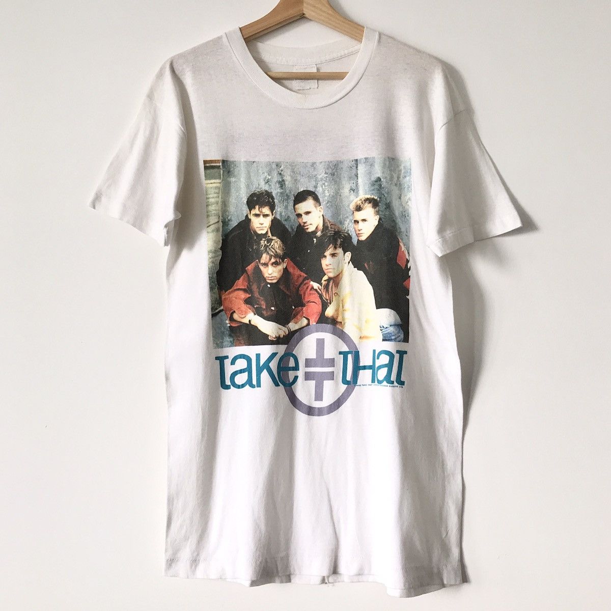 Band Tees Authentic Vintage Rare 1993 Take That Boy Band Promo Tee Uk Hoodie, Sweatshirt | FlexRushtees.com